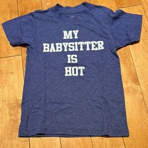 Kids Blue Graphic T-Shirt